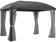 KONIFERA Pavillon Juni, mit 8 Seitenteilen, BxT: 300x365 cm oder 300x425 cm, Aluminiumgestell