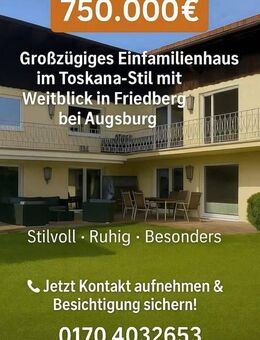 Einfamilienhaus im Toskana Stil in Friedberg bei Augsburg - Friedberg
