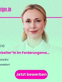 Mitarbeiter*in im Forderungsmanagement - Customer Service (m/w/d) 50% - Düsseldorf