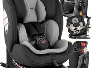 tectake Autokindersitz Drehbarer Autositz, Ab Geburt verwendbar, für Körpergrößen von 40 cm bis 150 cm