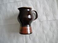 Viking-Keramik-Henkel-Krug,Glasiert,Alt,ca. 16 cm hoch,-ca. 10 cm Dm. - Linnich