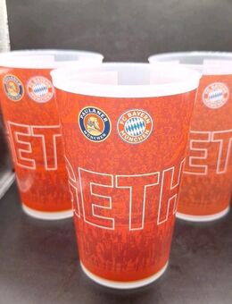 FC Bayern München FCB Stadionbecher Becher Together 0,5 L Paulaner 14cm hoch 3St - Essen