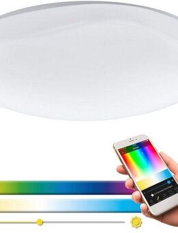 EGLO Deckenleuchte TOTARI-C, Dimmfunktion, Farbwechsel, Smart Home, mehrere Helligkeitsstufen, LED fest integriert, Kaltweiß, Neutralweiß, Tageslichtweiß, Warmweiß, Smart Home Deckenlampe Ø60cm, dimmbar, Weißtöne und Farben einstellbar