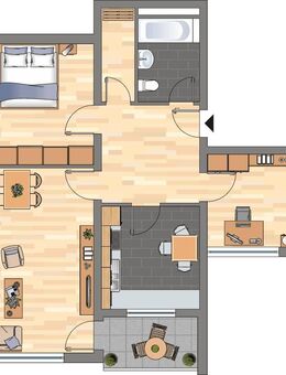 Demnächst frei! 3-Zimmer-Wohnung in Köln Immendorf - Köln