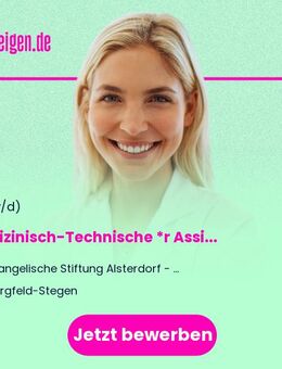 Medizinisch-Technische *r Assistent *in (MTA) - Bargfeld-Stegen
