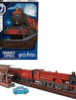 Spin Master 3D-Puzzle 4D Build - Harry Potter - Hogwarts Express, 181 Puzzleteile