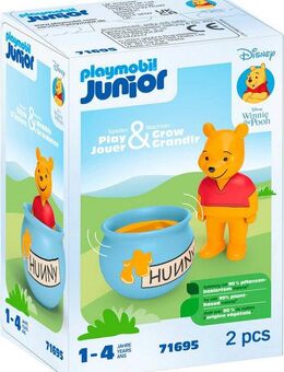 Playmobil® Winnies Stehauf-Honigtopf (71695), JUNIOR & Disney Konstruktions-Spielset, (2 St), Made in Europe