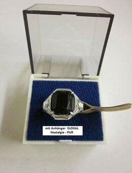 Antiker Ring mit Original-ELOXAL-Anhänger - Nostalgie PUR - E 2 - Mahlberg