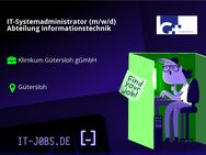 IT-Systemadministrator (m/w/d) Abteilung Informationstechnik - Gütersloh