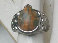 Edelsjteinschmuck, Ring 925 Silber, Achat - Fintel