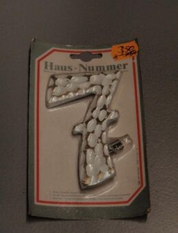 Hausnummer 7, weiß - Ulmen