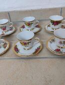 6 X Espresso Tassen mit Unterteller ein Hingucker ""NEU"" siehe Bilder in 47839