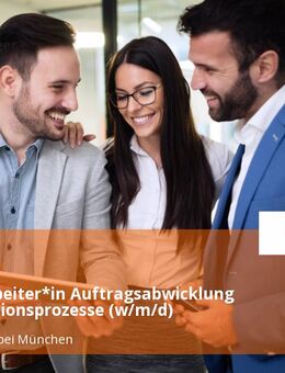 Sachbearbeiter*in Auftragsabwicklung & Produktionsprozesse (w/m/d) - Kirchheim (München)