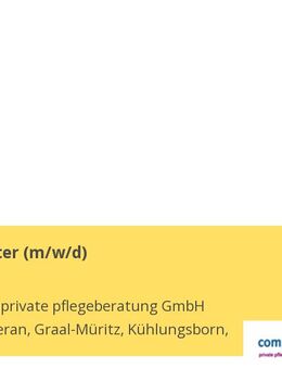 Pflegeberater (m/w/d) - Bad Doberan