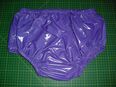 Windelhose Gummihose Gr.XL Nylon PVC Selten lack Lila plastik (ABDL, Erwachsene) in 83404