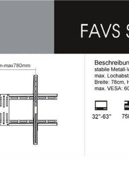 TV Halterung an die Wand Marke Berling PLASMA - LCD -TV -WANDHALTER PLB-11 - Dübendorf