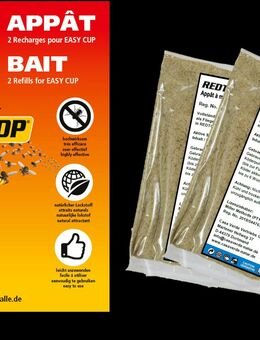 Nachfüllpack Redtop® Easy Cup Fliegenfalle - Steinmauern