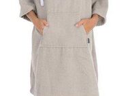 Wewo fashion Badeponcho 8500, Midilänge, Frottier, Kapuze, Oversize