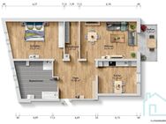 Großzügige und sehr gepflegte 2-Zimmer-Wohnung im 1. OG mit Balkon in zentraler und ruhiger Lage - Bad Bergzabern