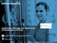 Application Manager für Unix/Linux Anwendungen (m/w/d) - München