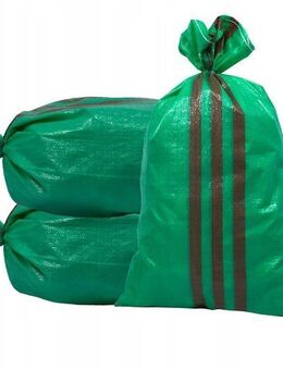 30x 50kg Säcke für Getreide Mais Kohle Korn Landwirtschaft starke Ausführung Polypropylen (PP)-Beutel grün - Wuppertal