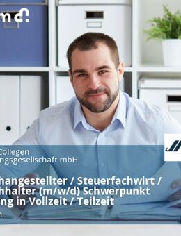 Steuerfachangestellter / Steuerfachwirt / Bilanzbuchhalter (m/w/d) Schwerpunkt Bilanzierung in Vollzeit / Teilzeit - Mindelheim