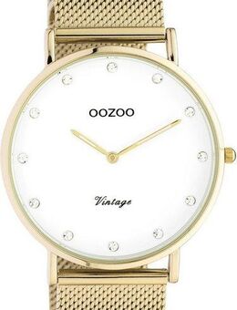 OOZOO Quarzuhr C20236, Armbanduhr, Damenuhr, Edelstahlarmband