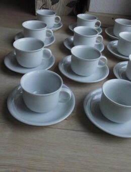 Thomas Trend weiß Porzellan Tassen 11 Kaffeetassen 2 tlg. - Flensburg