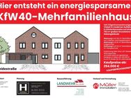 Neubau- ETW mit 5-Zimmern über 2 Ebenen- links auf knapp 163 m² Wohnfläche im KfW40 Standard in einem 3-Familienhaus - Visbek