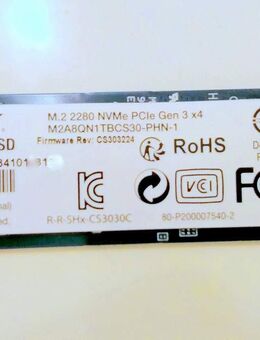 SSD 1TB m.2 2280 NVMe PCIe Gen 3 x4 PNY XLR8 CS3030 - München