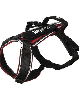 Julius-K9 Speed Hundegeschirr, rot - Größe S: Brustumfang 46 - 65 cm
