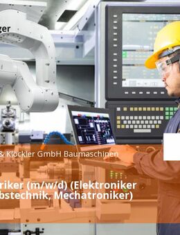 Kranelektriker (m/w/d) (Elektroniker für Betriebstechnik, Mechatroniker) - Singen (Hohentwiel)