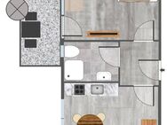 sanierte 2-Zimmerwohnung in Aussichtslage im Rodgebiet - Pforzheim