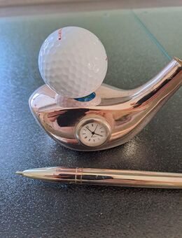 Golfschläger Uhr und Kugelschreiber - Uetersen Zentrum