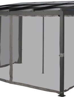 KONIFERA Pavillonseitenteil, Moskitonetz für Anbaupavillon Bilbao, BxT: 423x300 cm, abnehmbar