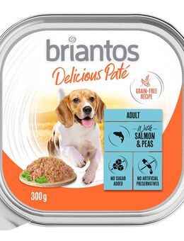 Briantos Delicious Paté 9 x 300 g - Fisch und Erbsen