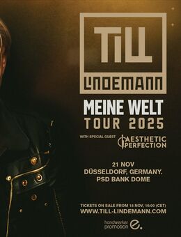 Till LINDEMANN Ticket - Statt 90 € jetzt 70 - 21.11.25 Düsseldorf - Duisburg