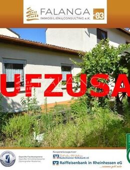 Falanga Immobilien - 1-2 Fam.Hs. mit vielfältigen Möglichkeiten & tollem Hof-/Gartenbereich in Bud. - Budenheim