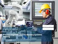 Process Engineer (m/f/d) Battery Systems Testing - Darmstadt