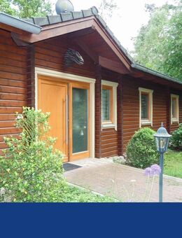 Nachhaltiges Blockbohlenhaus - massiv, ökologisch, idyllisch - Wenzendorf