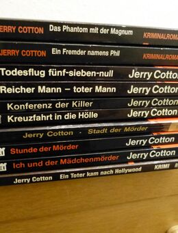 Jerry Cotton Taschenbücher im 10er-Pack - Bielefeld Brackwede