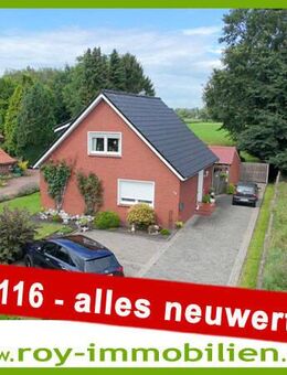+++ Top saniert, Rockwool-Dämmung, neuwertig: Bäder, Heizung, Leitungen, Fenster, Einbauküche inkl., Glasfaser ! +++ - Ostrhauderfehn