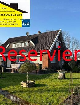 Historisches Wohnhaus mit ELW (ehemaliger Bahnhof) in schöner Wohnlage! - Bockhorn (Niedersachsen)