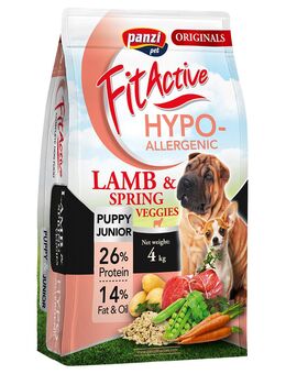 FitActive Originals Puppy Hypoallergenic Lamm & Frühlingsgemüse - 4 kg