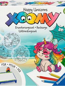 Ravensburger Malvorlage Xoomy, Erweiterungsset Happy Unicorns, Made in Europe