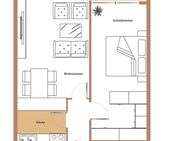 Über den Wolken - 2-Zimmer-Wohnung mit Balkon - Sindelfingen