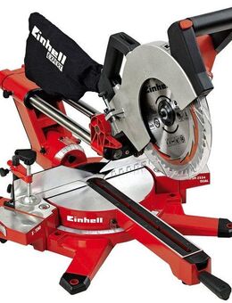 Einhell Zug-, Kapp- und Gehrungssäge TE-SM 2534 Dual, 1800 W, 5100 U/min, Tischverlängerungen