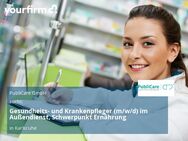 Gesundheits- und Krankenpfleger (m/w/d) im Außendienst, Schwerpunkt Ernährung - Karlsruhe