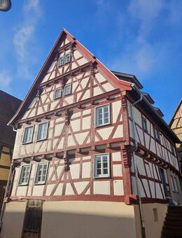 Charmante 2-Zimmer-Wohnung im Denkmalhaus, Erstbezug nach Renovierung, Stellplatz inklusive - Mühlacker