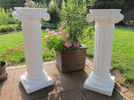 Griechisches Säulenpaar Dekofiguren Gartendeko - Hergisdorf